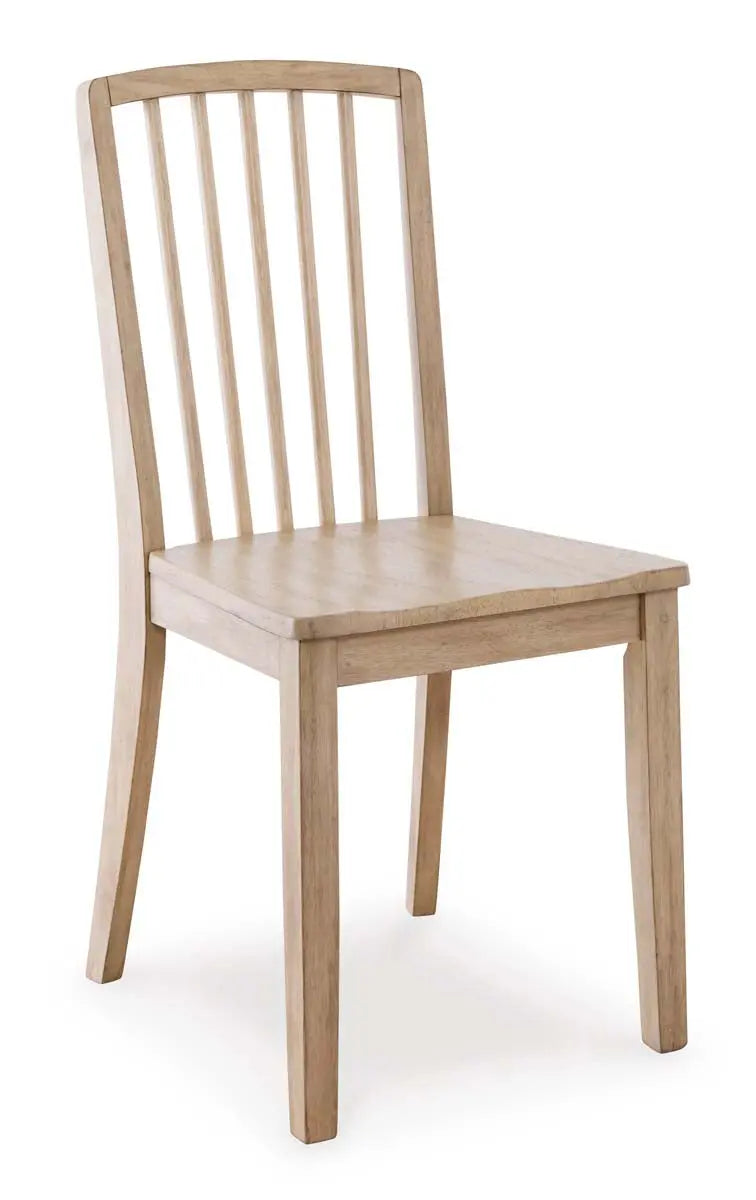Ashley Gleanville 6Pc Dining Set in Light Brown - Complete Home Furnish